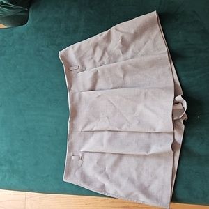 ZARA SKORT Large NWT Gray Dress Work